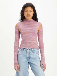 Levi´s Sweter w kolorze jasnoróżowym rozmiar: L. Różowe swetry l, bez wzorów, bez ramiączek. Za 101.23 zł.