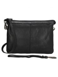 Beagles Torebka "Maspalomas" w kolorze czarnym - 19 x 14 x 2 cm rozmiar: onesize. Czarne torby na ramię Beagles, bez wzorów, z materiału, na ramię, bez dodatków. Za 108.99 zł.