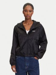 Tommy Jeans Wiatrówka Jacquard DW0DW20952 Czarny Relaxed Fit. Czarne kurtki sportowe Tommy Jeans, xs, bez wzorów, z jeansu, bez kaptura. Za 649.99 zł.