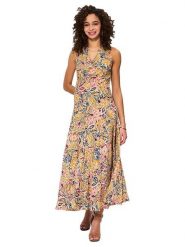 Aller Simplement Sukienka ze wzorem rozmiar: 42. Sukienki Aller Simplement, bez wzorów, z bawełny, klasyczne, bez kołnierzyka, bez ramiączek, maxi. Za 100.99 zł.