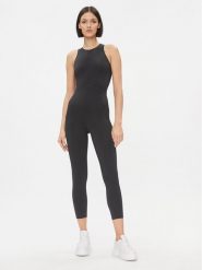 Reebok Kombinezon Lux Bold IL4606 Czarny Tight Fit. Czarne sukienki Reebok, m, bez wzorów, z syntetyku, bez kołnierzyka, bez ramiączek. Za 249.99 zł.
