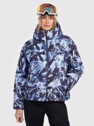 4F Kurtka narciarska w kolorze granatowym rozmiar: L. Niebieskie kurtki narciarskie 4f, l, bez wzorów, bez kaptura, narciarskie. Za 279.95 zł.