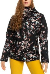 Kurtka narciarska damska Roxy Jetty Insulated. Czarne kurtki narciarskie Roxy, s, bez wzorów, z lycry, bez kaptura, narciarskie. Za 480.49 zł.