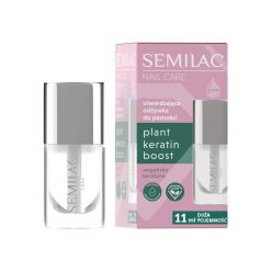Semilac Odżywka Utwardzająca do Paznokci Plant Keratin Boost 11 ml. Pielęgnacja paznokci Semilac. Za 29.99 zł.