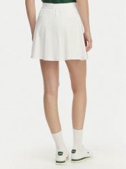 Lacoste Spódnica tenisowa JF0218 Biały Regular Fit. Białe szorty Lacoste, bez wzorów, z syntetyku, sportowe. Za 359.99 zł.