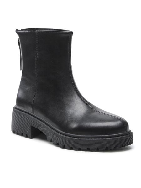 Jenny Fairy Botki WFA1954-1 Czarny. Czarne botki Jenny Fairy, bez wzorów, ze skóry, bez obcasa, na płaskiej podeszwie, bez zapięcia. Za 169.99 zł.