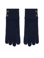 LAUREN RALPH LAUREN Rękawiczki 454P04468005 Granatowy. Niebieskie rękawiczki Lauren Ralph Lauren, bez wzorów, z dzianiny. Za 329.99 zł.