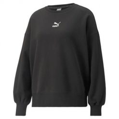 Bluza sportowa damska Puma 53351201. Czarne bluzy Puma, l, bez wzorów, bez kaptura. Za 353.00 zł.