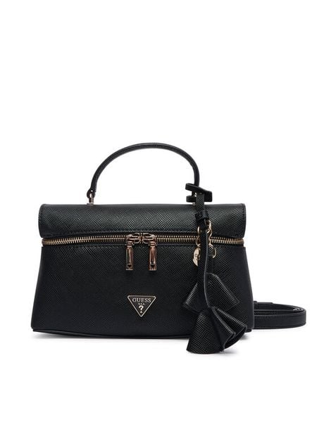 Guess Torebka Danielle Mini HWZG22 27770 Czarny. Czarne torebki klasyczne Guess, z aplikacjami, ze skóry, bez dodatków. Za 544.99 zł.