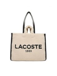 Lacoste Torebka NU5117HX Écru. Torebki klasyczne Lacoste, bez wzorów, z materiału, bez dodatków. Za 1,119.00 zł.