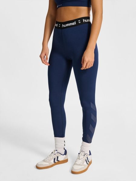 Damskie legginsy Hummel Pulse. Czarne legginsy Hummel, l, bez wzorów, z dzianiny. Za 122.00 zł.