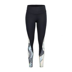 Legginsy sportowe dla kobiet Rukka Monna. Czerwone legginsy Rukka, bez wzorów, z materiału, do biegania. Za 195.50 zł.