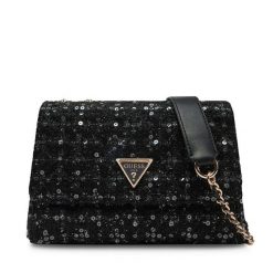 Torebka Guess. Czarne torebki klasyczne Guess, z aplikacjami, bez dodatków. Za 319.99 zł.