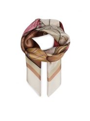 Coach Chusta 29CAS76 Biały. Białe rękawiczki Coach, bez wzorów, z jedwabiu. Za 399.99 zł.