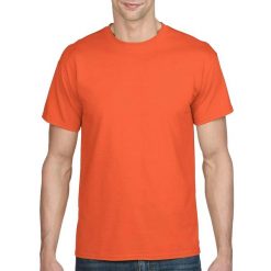 Koszulka DryBlend Unisex Dla Dorosłych. Brązowe bluzki GILDAN, s, bez wzorów, sportowe, bez kołnierzyka, bez ramiączek. Za 48.99 zł.