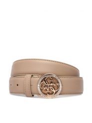 Guess Pasek Damski BW9284 P5430 Beżowy. Brązowe paski Guess, z aplikacjami, ze skóry. Za 289.99 zł.