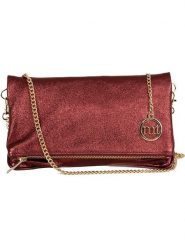 Mia Tomazzi Skórzana torebka w kolorze bordowym - 27 x 17 x 5 cm rozmiar: onesize. Czerwone torby na ramię Mia Tomazzi, bez wzorów, z materiału, na ramię, bez dodatków. Za 173.99 zł.