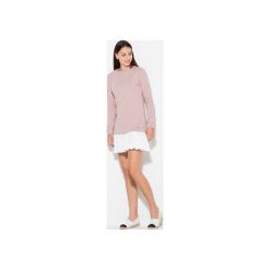 Sukienka K451 Róż. Czerwone sukienki Katrus, na co dzień, xl, bez wzorów, z bawełny, bez kołnierzyka, bez ramiączek, proste. Za 139.00 zł.