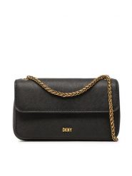 DKNY Torebka Minnie Shoulder Bag R2331T72 Czarny. Czarne torebki klasyczne DKNY, bez wzorów, ze skóry, bez dodatków. Za 989.99 zł.