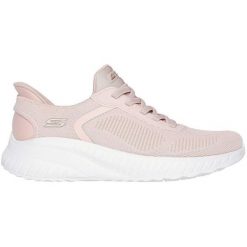 Buty sportowe damskie Skechers Bobs Squad Chaos C. Czerwone obuwie sportowe Skechers, bez zapięcia, trekkingowe. Za 279.99 zł.