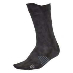 Skarpety RunxGraphic Washed. Czarne skarpety Adidas, bez wzorów. Za 64.95 zł.