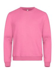 Clique Miami Bluza z OKrągłym Dekoltem z mieszanki bawełny – Bright Pink. Czerwone bluzy CLIQUE, xl, bez wzorów, z bawełny, bez kaptura. Za 164.44 zł.