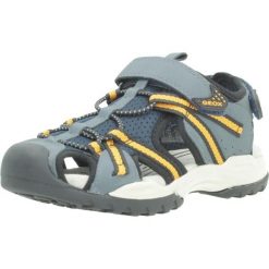Sandały GEOX J BOREALIS B. B Niebieski. Niebieskie sandały Geox, bez wzorów, z syntetyku, sportowe, bez obcasa, bez zapięcia. Za 234.99 zł.