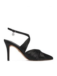 Nine West Szpilki CEO-259-73 02 Czarny. Czarne szpilki Nine West, bez wzorów, z materiału, bez obcasa, na szpilce, bez zapięcia. Za 249.99 zł.