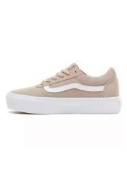 Vans Skórzane sneakersy "Ward Platform" w kolorze beżowym rozmiar: 40. Brązowe trampki Vans, bez wzorów, bez zapięcia. Za 252.95 zł.