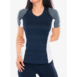 Koszulka termoaktywna damska Crazy Shirt Ionic. Niebieskie koszulki sportowe Crazy, bez wzorów, bez ramiączek. Za 314.99 zł.