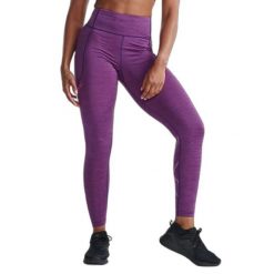Legginsy kompresyjne wysokiej talii dla kobiet 2XU Aero. Fioletowe legginsy 2XU, s, bez wzorów, z dzianiny. Za 611.00 zł.