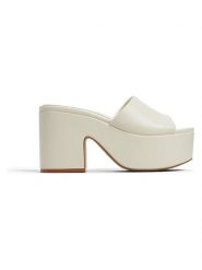 CALL IT SPRING Klapki w kolorze kremowym rozmiar: 39. Brązowe klapki Call it Spring, bez wzorów, z otwartym noskiem, bez obcasa. Za 130.99 zł.