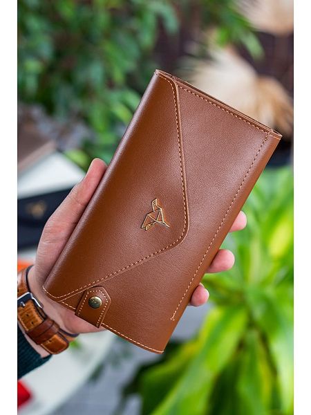 BAGmori Portfel w kolorze jasnobrązowym - 20 x 10 x 3 cm rozmiar: onesize. Brązowe portfele BAGmori, bez wzorów, z materiału. Za 56.99 zł.