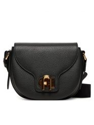Furla Torebka Lotus WB01491 BX3916 N9800 Czarny. Czarne listonoszki Furla, bez wzorów, ze skóry, bez dodatków. Za 1,149.00 zł.