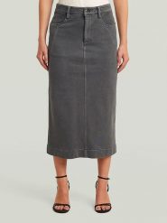 G-Star Spódnica dżinsowa w kolorze antracytowym rozmiar: M. Czarne spódnice G-Star, na co dzień, m, bez wzorów, z bawełny, retro, maxi, proste. Za 244.95 zł.