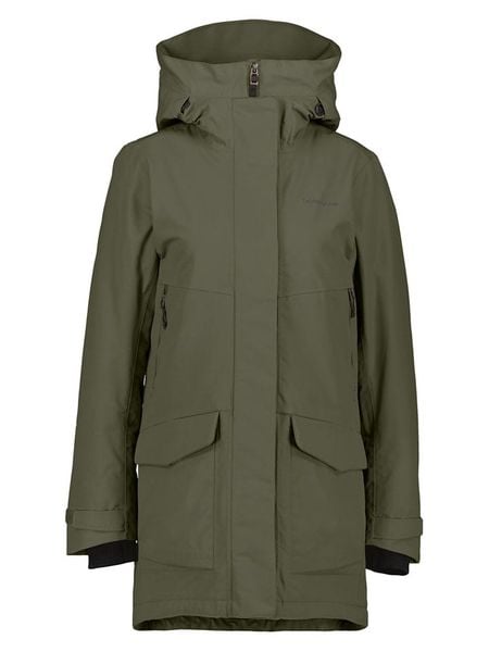 Didriksons Parka "Frida" w kolorze khaki rozmiar: 42. Brązowe parki Didriksons, bez kaptura. Za 404.65 zł.
