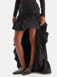 PINKO Spódnica maxi 105642 Y3LE Z99 Czarny Regular Fit. Czarne spódnice Pinko, bez wzorów, z syntetyku, maxi. Za 1,979.00 zł.