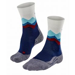Skarpetki damskie Falke TK2 Crest. Białe skarpety Falke, bez wzorów. Za 166.50 zł.