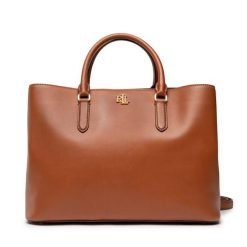Torebka LAUREN RALPH LAUREN. Brązowe torebki klasyczne Lauren Ralph Lauren, bez wzorów, bez dodatków. Za 2,349.00 zł.