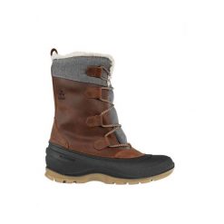Buty zimowe damskie Kamik Snowgem Women. Brązowe trekkingi Kamik, trekkingowe. Za 496.39 zł.
