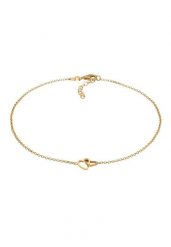 Elli Anklet Damska kostka pożarła miłość serca w srebra próby 925 Bransoletki na nogę 1 ct Damski. Szare bransoletki Elli, srebrne. Za 168.99 zł.
