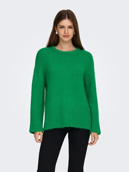 ONLY Sweter w kolorze zielonym rozmiar: L. Zielone swetry Only, l, bez wzorów, bez ramiączek. Za 86.95 zł.