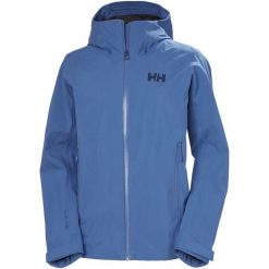 Kurtka przeciwdeszczowa damska Helly Hansen Verglas 3L. Kurtki sportowe Helly Hansen, l, bez wzorów, bez kaptura, trekkingowe. Za 569.99 zł.
