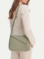 GINO ROSSI Torebka C-KY117 Zielony. Zielone torebki klasyczne Gino Rossi, bez wzorów, z materiału, bez dodatków. Za 199.99 zł.