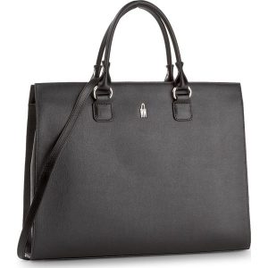 Torebka WOJEWODZIC - W1726/EA01/LY01 Czarny. Czarne shopper Wojewodzic, bez wzorów, ze skóry, duże, bez dodatków. W wyprzedaży za 509.00 zł.