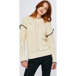 Scotch & Soda - Sweter. Białe swetry Scotch & Soda, l, bez wzorów, z bawełny, bez ramiączek. W wyprzedaży za 479.90 zł.