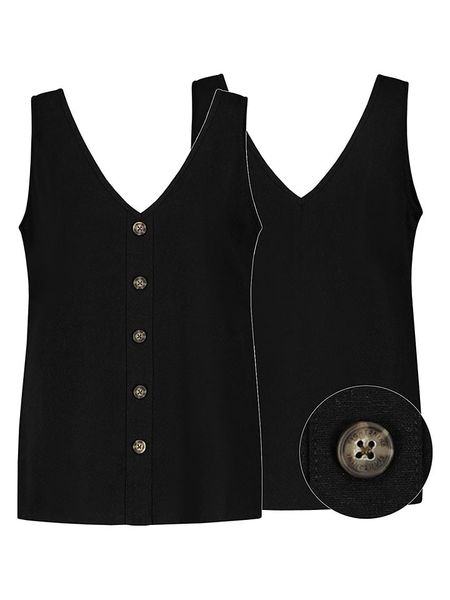Eight2Nine Top w kolorze czarnym rozmiar: XXL. Czarne topy Eight2Nine, xxl, bez wzorów, bez kołnierzyka, bez ramiączek. Za 68.95 zł.