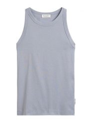 Marc O´Polo Top w kolorze niebieskim rozmiar: M. Niebieskie koszulki polo m, bez wzorów, z bawełny, bez kołnierzyka, bez ramiączek. Za 114.17 zł.