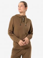 Super.natural Bluza "Solution" w kolorze jasnobrązowym rozmiar: L. Brązowe bluzy super.natural, l, bez wzorów, bez kaptura. Za 382.99 zł.