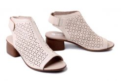 RIEKER REMONTE R8777-60 beige, sandały damskie. Brązowe sandały Rieker Remonte, bez wzorów, bez obcasa, bez zapięcia. Za 303.92 zł.